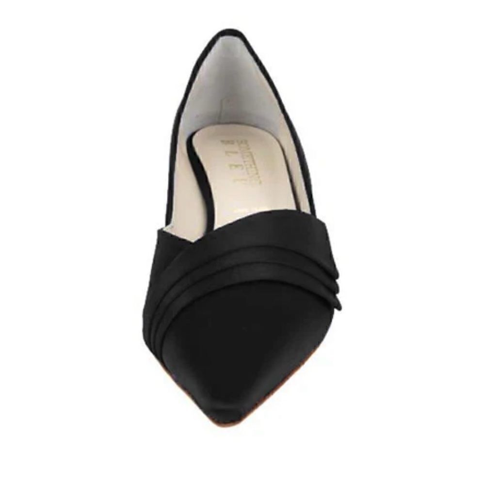 NWOB Something Bleu Breanna Satin Kitten Heel Shoe